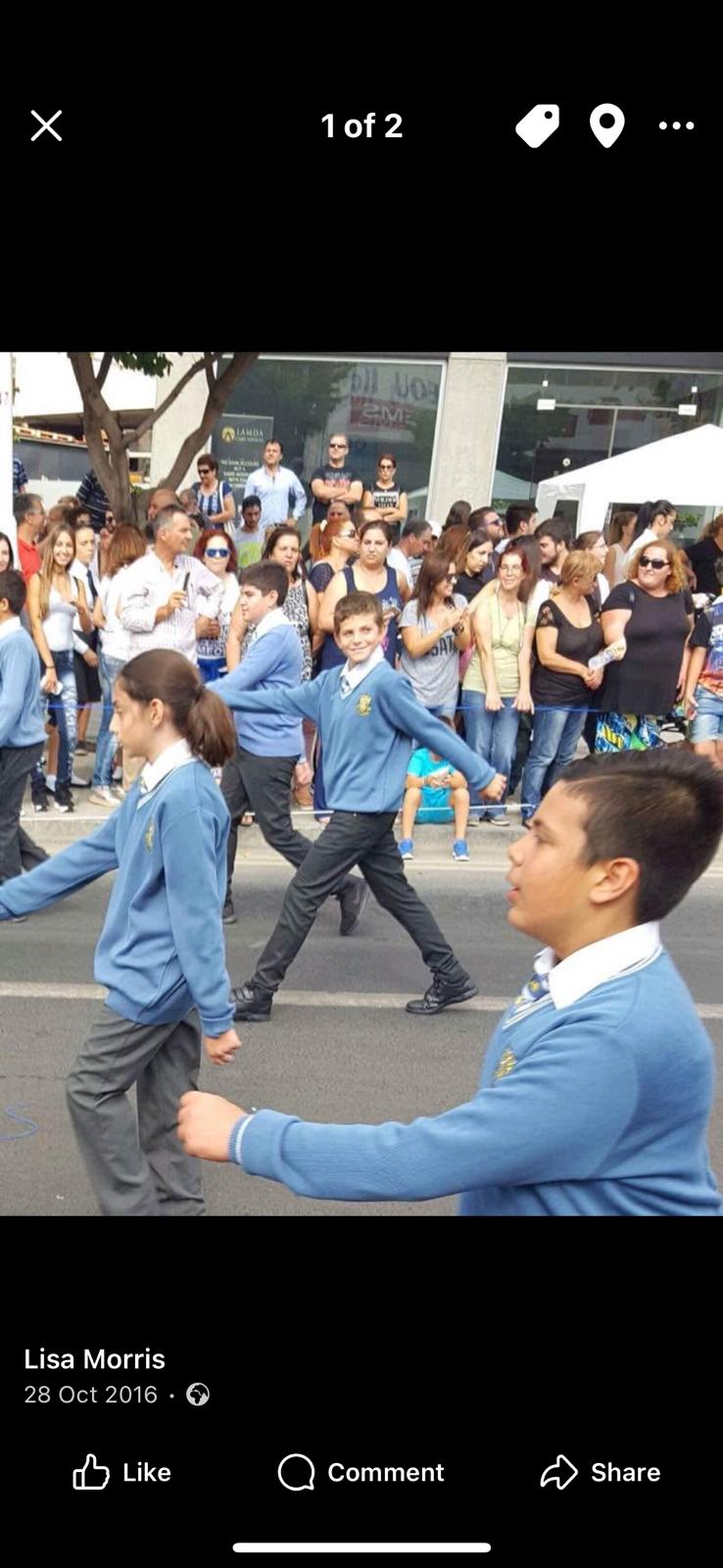 Chris Marching in Cyprus